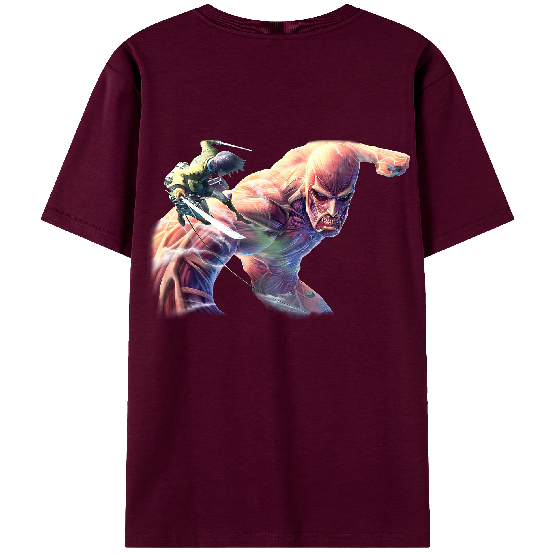 （画像用） 進撃の巨人 Attack on Titan レディース半袖Tシャツ(バックプリント)